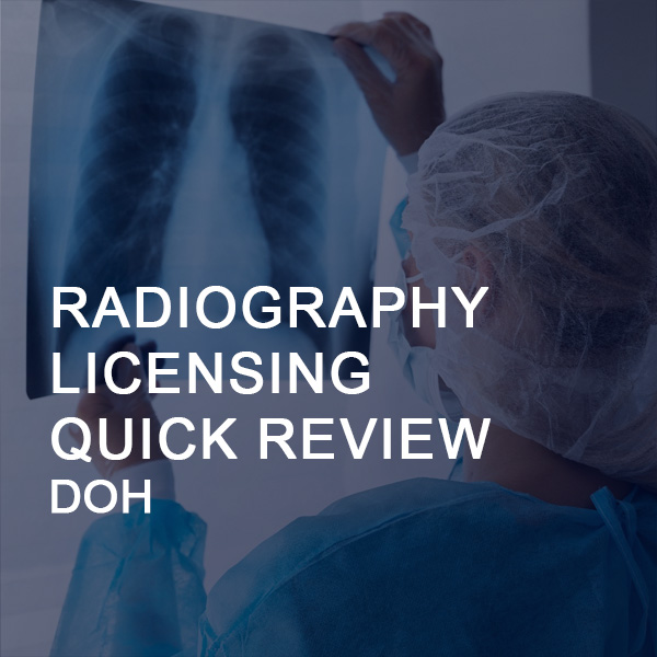 RADIOGRAPHY LICENSING QUICK REVIEW-DOH ABU DHABI